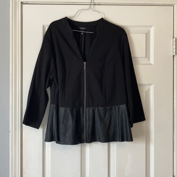 torrid Jackets & Blazers - Torrid career work attire black blazer jacket coat